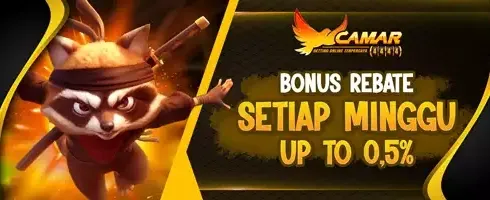 Bonus Rebate Slot Game Hingga 0.5% promotion banner